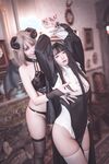 極品姐妹花Raku Haruka高清私拍▌林檎▌魅魔與修女 閨蜜懷中盡享嫩穴抽插快感 羞恥高潮