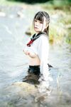 [新姬上線][會員][圖包][CosPlay]蘿莉嫩妹@超級美穴@落落Raku之閃光少女~Shining Days~ 戶外露出的學妹 密穴粉嫩 香甜可口 硬得哥哥停不下來