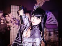 萌新推特00後露臉美少女▌白莉愛吃巧克力▌超色情Cos雷電將軍 露出粉乳嫩穴盡情展示誘人嬌軀