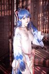 萌新推特00後露臉美少女▌白莉愛吃巧克力▌超色情Cos甘雨粉嫩凸激乳粒 嬌艷欲體粉嫩白虎色氣滿滿