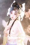 高端ACG业界女神爆机少女▌喵小吉▌古风仙作《如梦令》绝美画风鲜鲍嫩乳 妙哉典藏必备